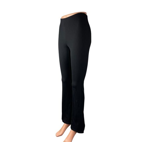 Aritzia Wilfred Women's Black Mid Rise Bootcut Flare Trousers Leggings Pants XS - Picture 4 of 7